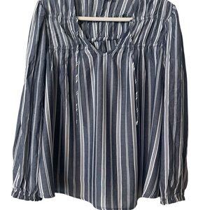 Old‎ Navy Striped Blue and White Women's Top